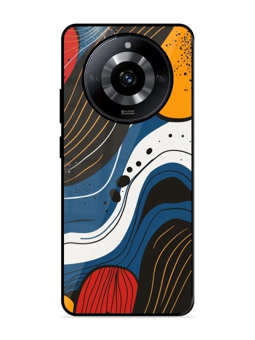 Abstract Expression Glossy Soft Edge Case for Realme Narzo 60 (5G) Chachhi