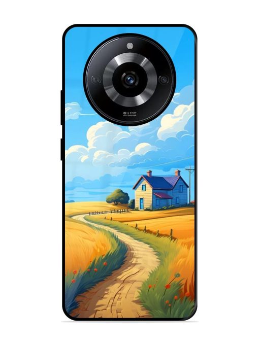 Countryside Cottage Glossy Soft Edge Case for Realme Narzo 60 (5G) Chachhi