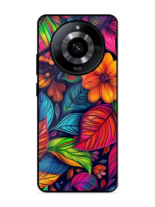 Rainbow Of Blooms Glossy Soft Edge Case for Realme Narzo 60 (5G) Chachhi