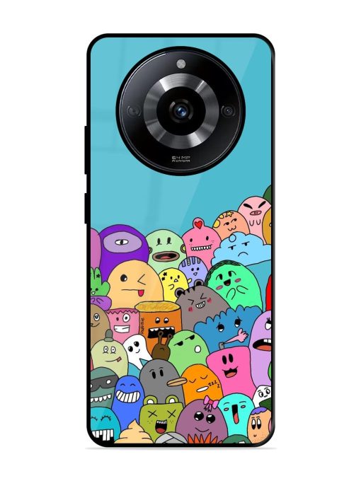 Monster Mash Glossy Soft Edge Case for Realme Narzo 60 (5G) Chachhi