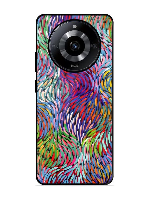 Vibrant Waves Glossy Soft Edge Case for Realme Narzo 60 (5G) Chachhi