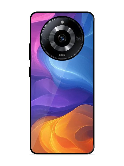 Cosmic Currents Glossy Soft Edge Case for Realme Narzo 60 (5G) Chachhi