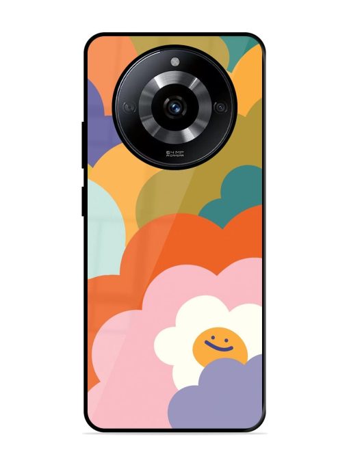 Happy Flower Power Glossy Soft Edge Case for Realme Narzo 60 (5G) Chachhi