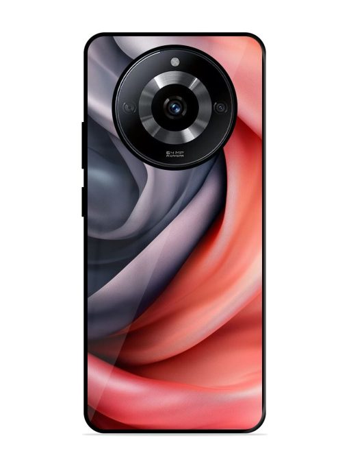 Swirling Silk Glossy Soft Edge Case for Realme Narzo 60 (5G) Chachhi