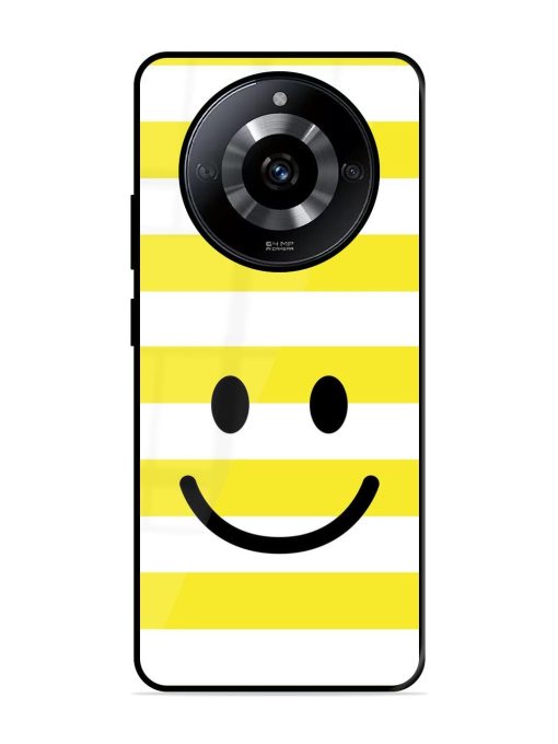 Smiling Stripes Glossy Soft Edge Case for Realme Narzo 60 (5G) Chachhi