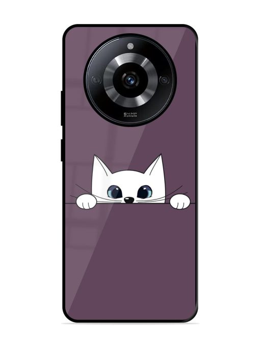 Peek-A-Boo Kitty Glossy Soft Edge Case for Realme Narzo 60 (5G) Chachhi