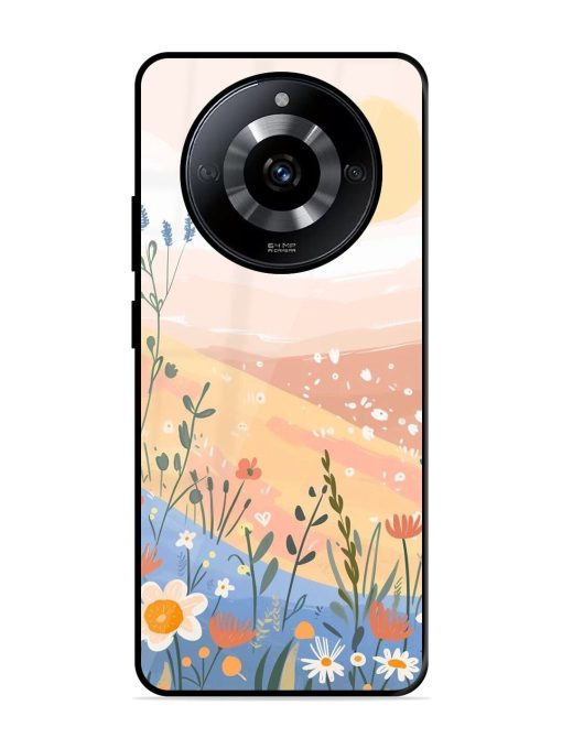 Golden Hour Blooms Glossy Soft Edge Case for Realme Narzo 60 (5G) Chachhi