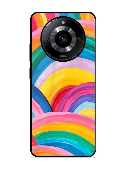 Rainbow Cascade Glossy Soft Edge Case for Realme Narzo 60 (5G) Chachhi