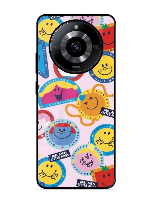 Whimsical Mr. Men & Little Miss Glossy Soft Edge Case for Realme Narzo 60 (5G) Chachhi