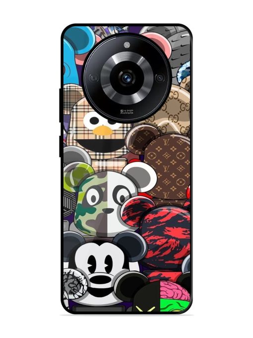 Streetwear Bearbrick Extravaganza Glossy Soft Edge Case for Realme Narzo 60 (5G) Chachhi