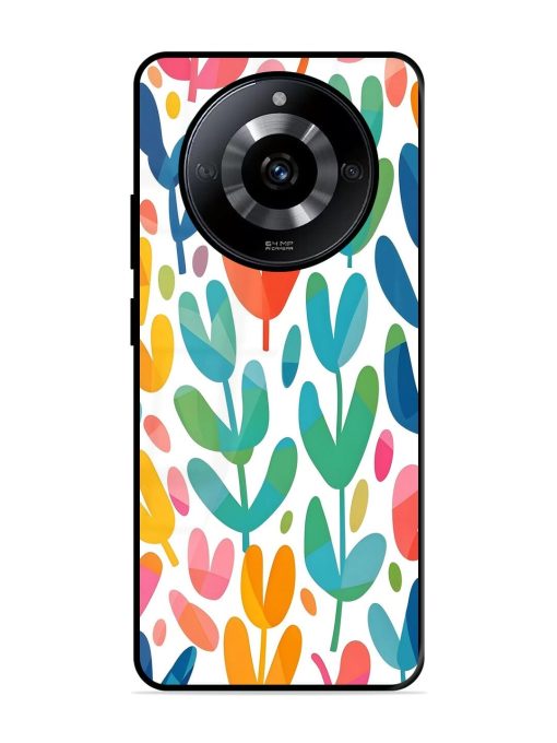 Rainbow Of Blooms Glossy Soft Edge Case for Realme Narzo 60 (5G) Chachhi