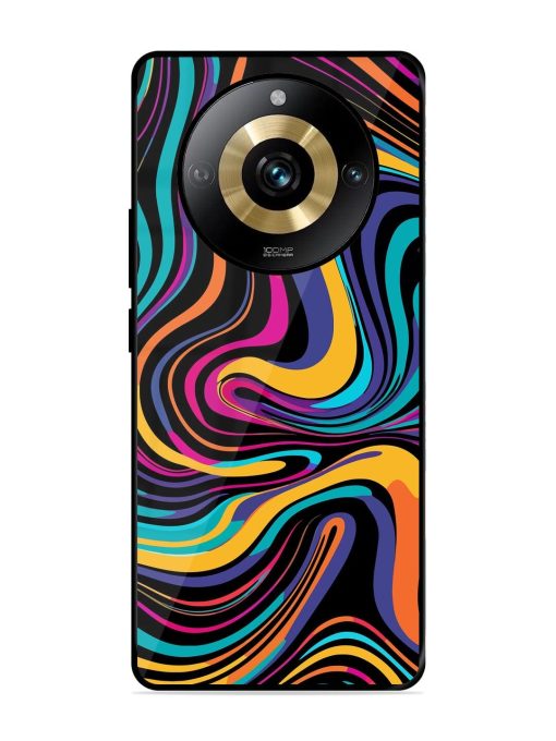 Psychedelic Swirl Glossy Soft Edge Case for Realme Narzo 60 Pro (5G)