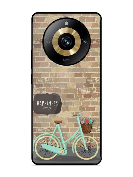 Pedaling Towards Happiness Glossy Soft Edge Case for Realme Narzo 60 Pro (5G)