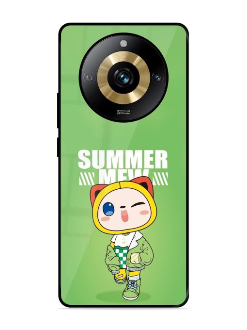 Purrfect Summer Glossy Soft Edge Case for Realme Narzo 60 Pro (5G)