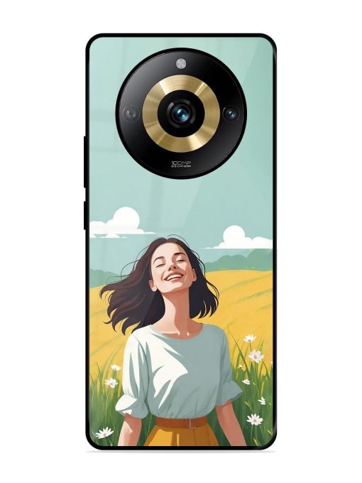 Girl Graffiti Glossy Soft Edge Case for Realme Narzo 60 Pro (5G)