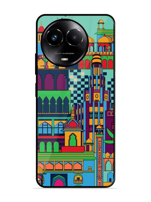 Indian Tapestry Glossy Soft Edge Case for Realme Narzo 60X (5G) Chachhi