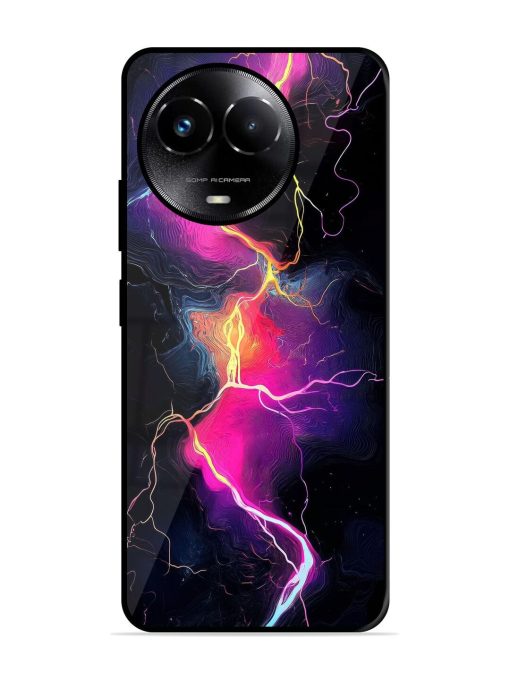 Electric Dreams Glossy Soft Edge Case for Realme Narzo 60X (5G) Chachhi