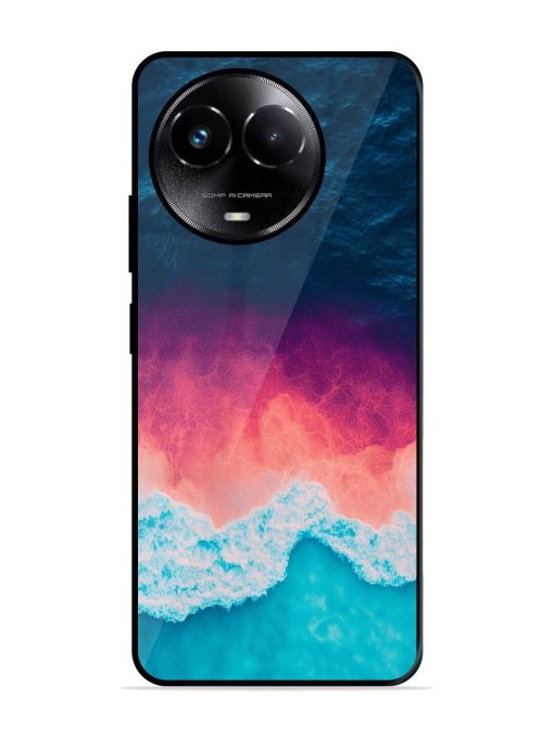 Where The Ocean Meets The Sky Glossy Soft Edge Case for Realme Narzo 60X (5G) Chachhi