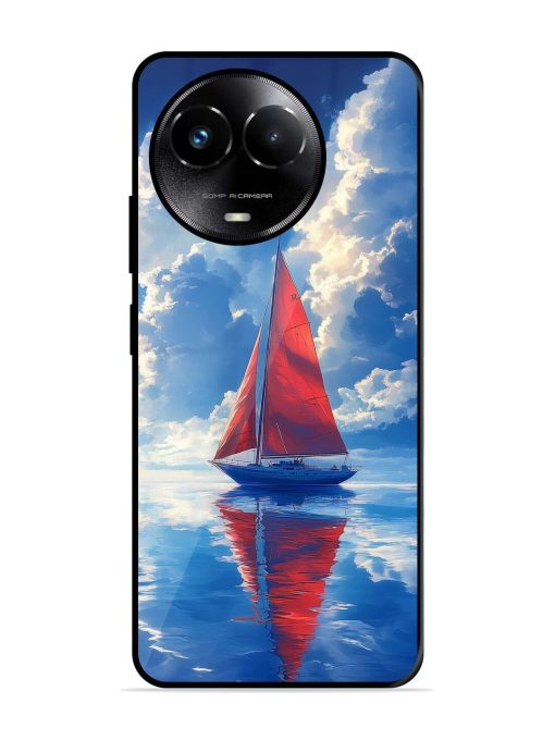 Crimson Sails Glossy Soft Edge Case for Realme Narzo 60X (5G) Chachhi