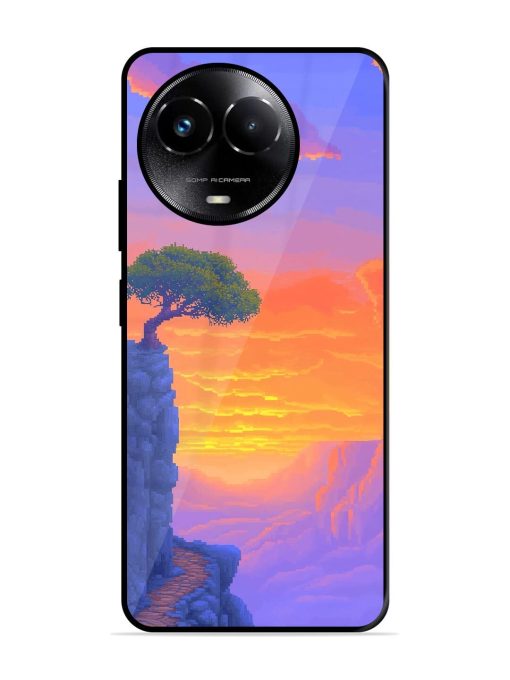 Cliffside Solitude Glossy Soft Edge Case for Realme Narzo 60X (5G) Chachhi