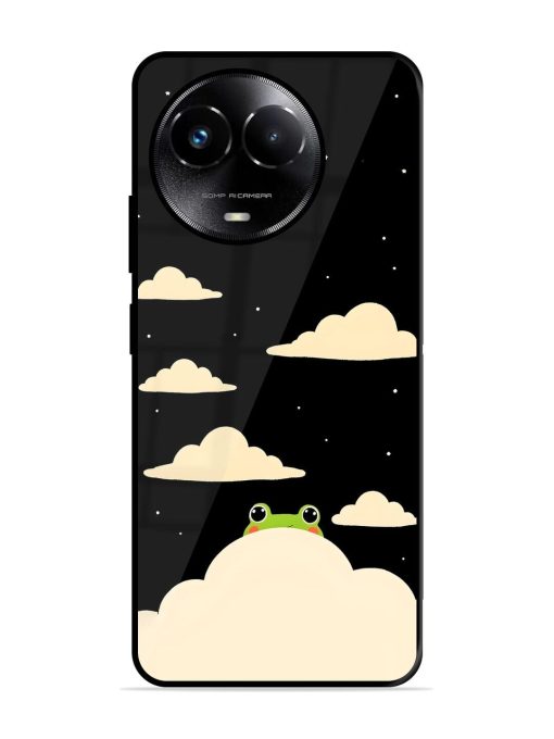 Froggy Night Sky Glossy Soft Edge Case for Realme Narzo 60X (5G) Chachhi