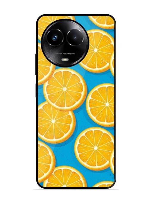 Citrus Symphony Glossy Soft Edge Case for Realme Narzo 60X (5G) Chachhi