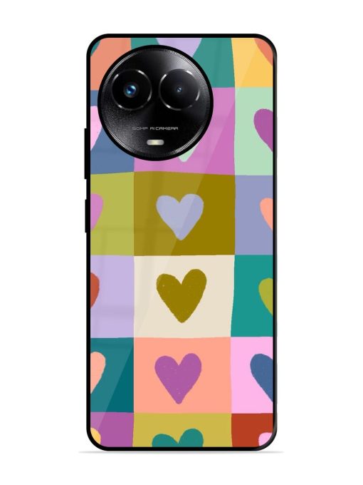 Box Of Hearts Glossy Soft Edge Case for Realme Narzo 60X (5G) Chachhi