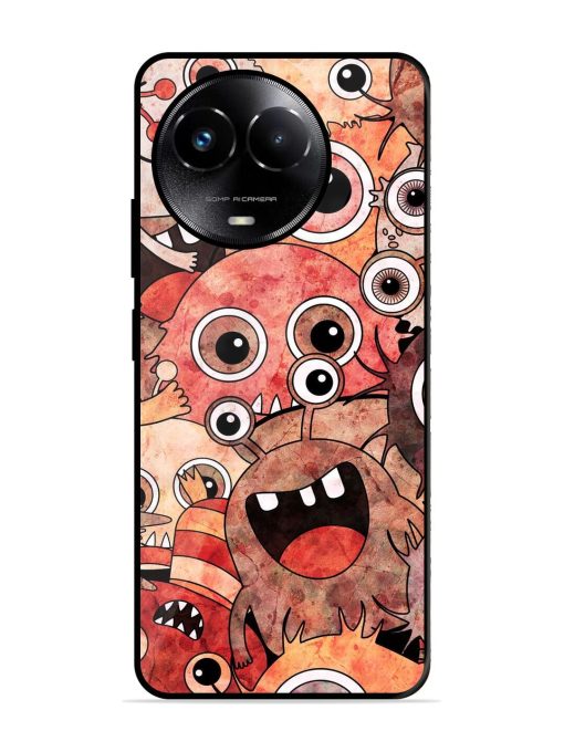 Monster Mash Glossy Soft Edge Case for Realme Narzo 60X (5G) Chachhi