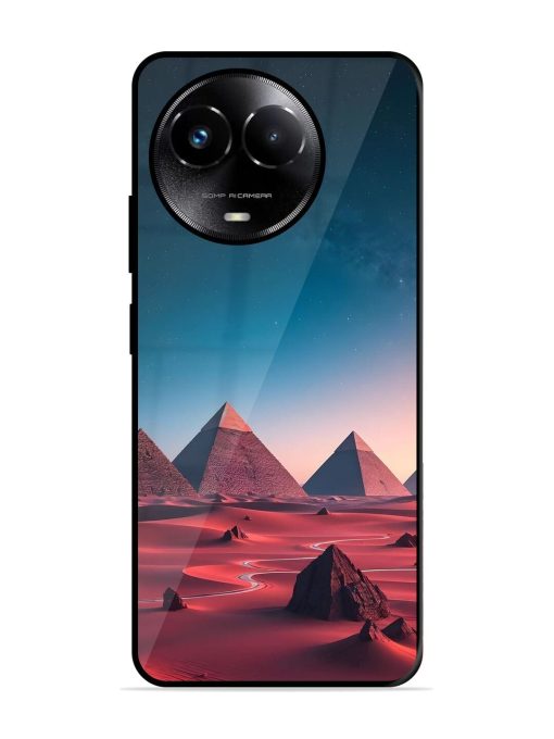 Ancient Wonders Sky Glossy Soft Edge Case for Realme Narzo 60X (5G) Chachhi