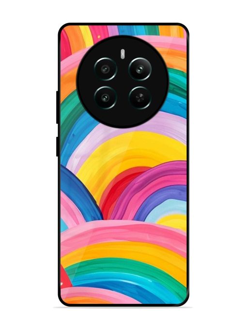 Rainbow Symphony Glossy Soft Edge Case for Realme Narzo 70 (5G) Chachhi