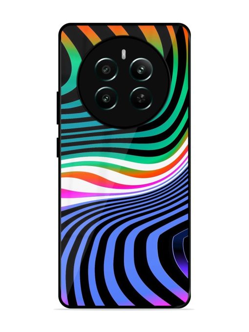 Psychedelic Waves Glossy Soft Edge Case for Realme Narzo 70 (5G) Chachhi