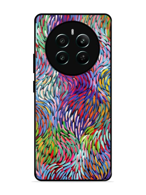 Vibrant Waves Glossy Soft Edge Case for Realme Narzo 70 (5G) Chachhi