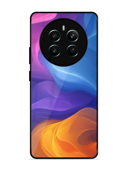 Cosmic Currents Glossy Soft Edge Case for Realme Narzo 70 (5G) Chachhi