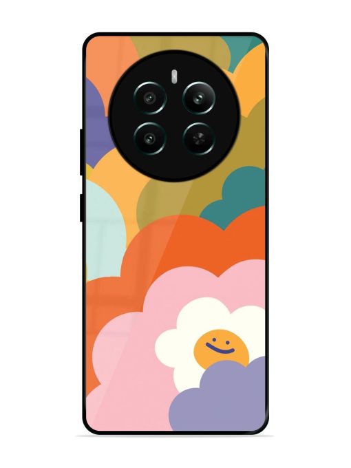 Happy Flower Power Glossy Soft Edge Case for Realme Narzo 70 (5G) Chachhi