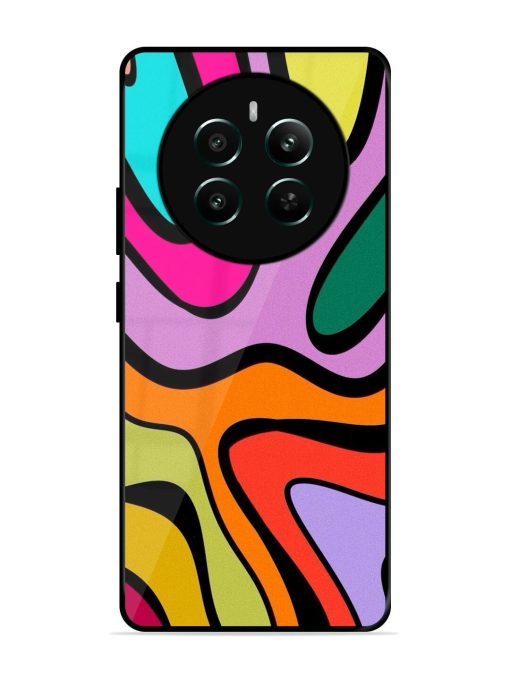 Groovy Swirls Glossy Soft Edge Case for Realme Narzo 70 (5G) Chachhi