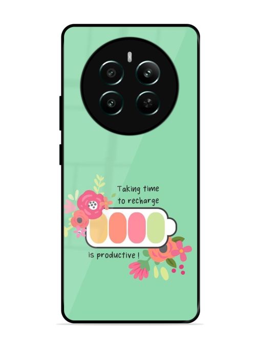 Recharge And Bloom Glossy Soft Edge Case for Realme Narzo 70 Pro (5G) Chachhi