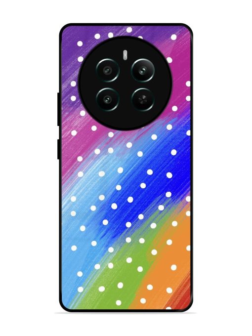 Rainbow Polka Dot Dream Glossy Soft Edge Case for Realme Narzo 70 Pro (5G) Chachhi