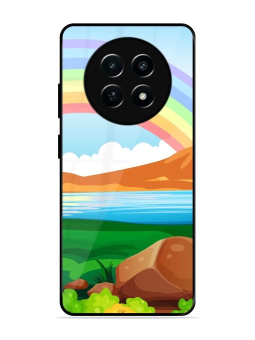 Rainbow Over The Lake Glossy Soft Edge Case for Realme Narzo 70X (5G) Chachhi