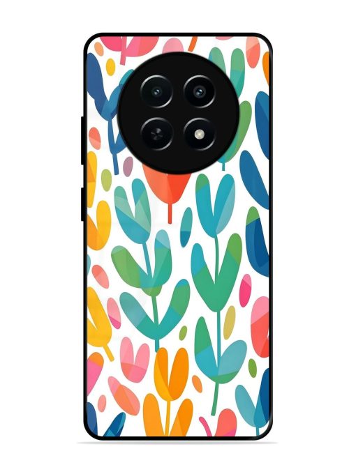 Rainbow Of Blooms Glossy Soft Edge Case for Realme Narzo 70X (5G) Chachhi