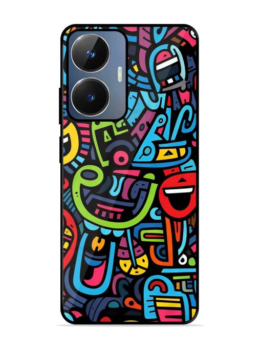 Doodlephoria Glossy Soft Edge Case for Realme Narzo N55 Chachhi