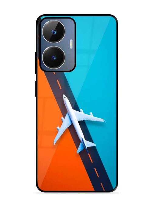 Skyward Bound Glossy Soft Edge Case for Realme Narzo N55 Chachhi