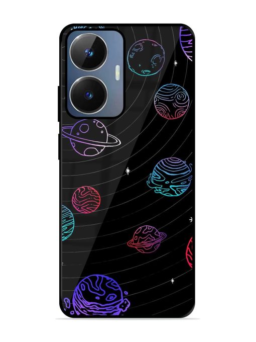 Cosmic Ballet Glossy Soft Edge Case for Realme Narzo N55 Chachhi