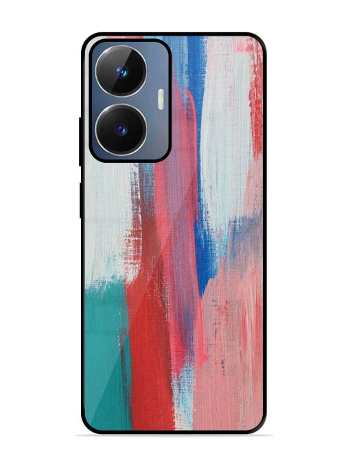 Colorful Chaos Glossy Soft Edge Case for Realme Narzo N55 Chachhi