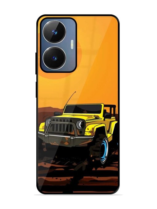 Sunset Cruise Glossy Soft Edge Case for Realme Narzo N55 Chachhi