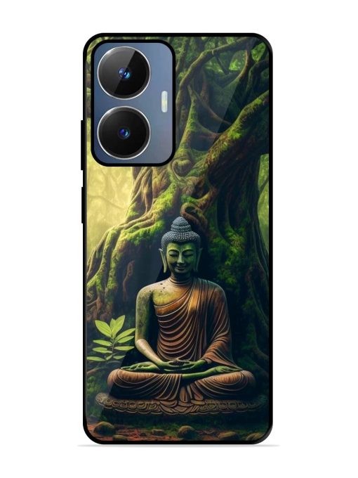 Green Buddha Art Glossy Soft Edge Case for Realme Narzo N55 Chachhi