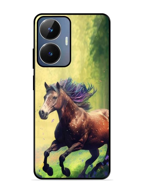 Enchanted Gallop Glossy Soft Edge Case for Realme Narzo N55 Chachhi