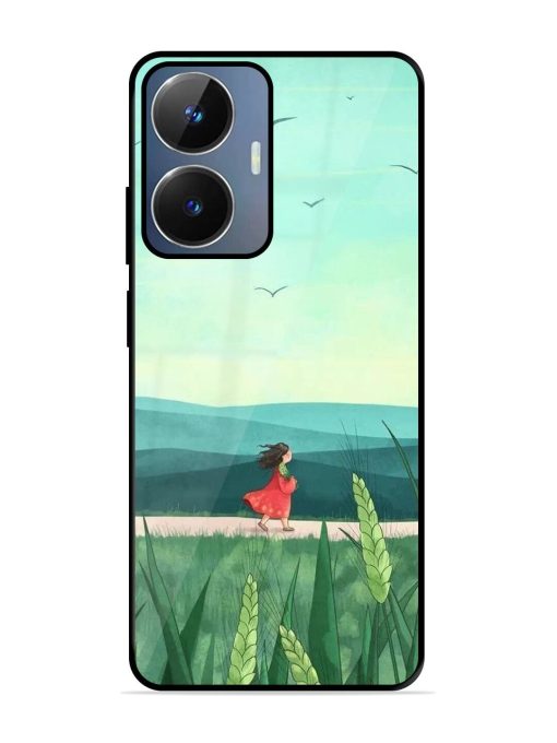 Solitude'S Serenity Glossy Soft Edge Case for Realme Narzo N55 Chachhi