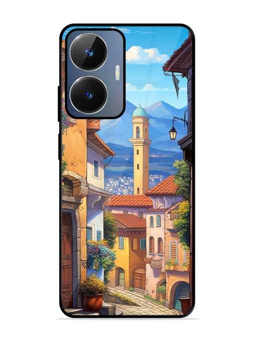 Tuscan Twilight Glossy Soft Edge Case for Realme Narzo N55 Chachhi