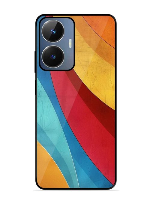 Curving Canvas Glossy Soft Edge Case for Realme Narzo N55 Chachhi