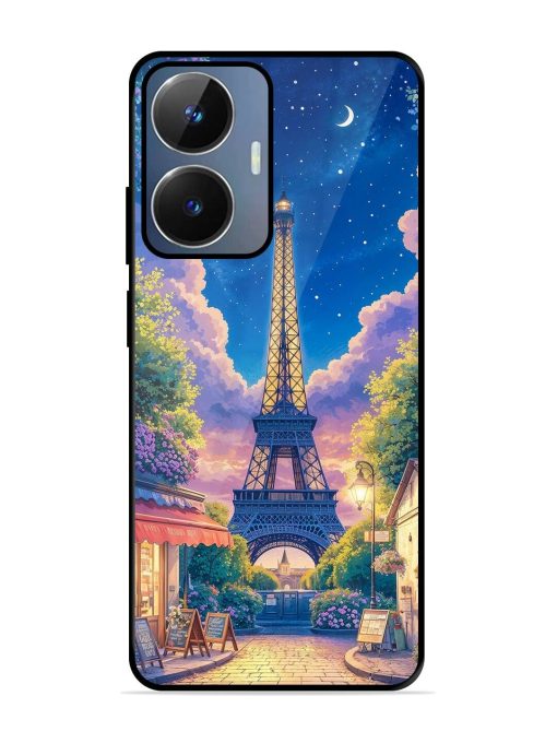 Twilight In Paris Glossy Soft Edge Case for Realme Narzo N55 Chachhi